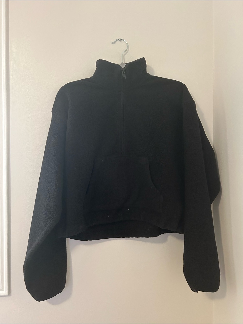 TNA Black Half-Zip Fleece Pullover